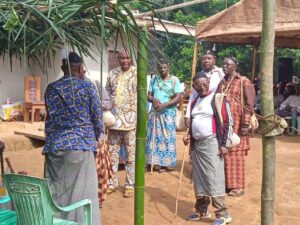 Les Yabii sont les descendants de Likégè (Likékè ou Likika) fils de Nanga Mbang dit Mpo’o et se répartissent actuellement en cinq sous-familles à savoir : Log Bii, Yagwand, Log Enga, Log Kômbi et Log Kwalla